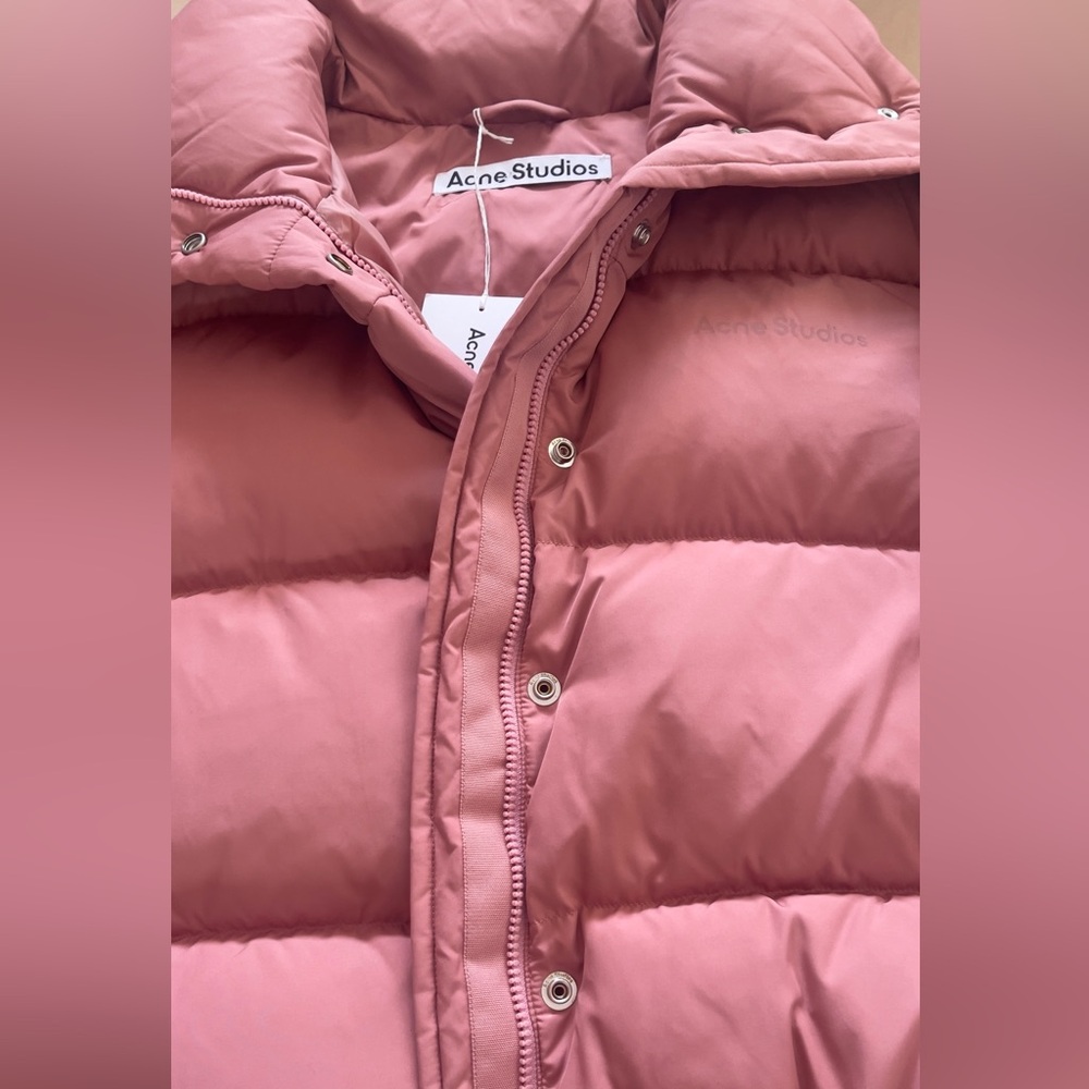 NWT Acne Studios Down Puffer Jacket - Pink - Picture 16 of 16